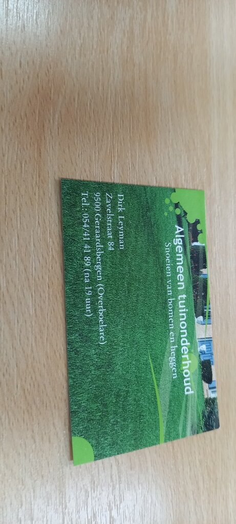 Leyman Dirk Tuinonderhoud