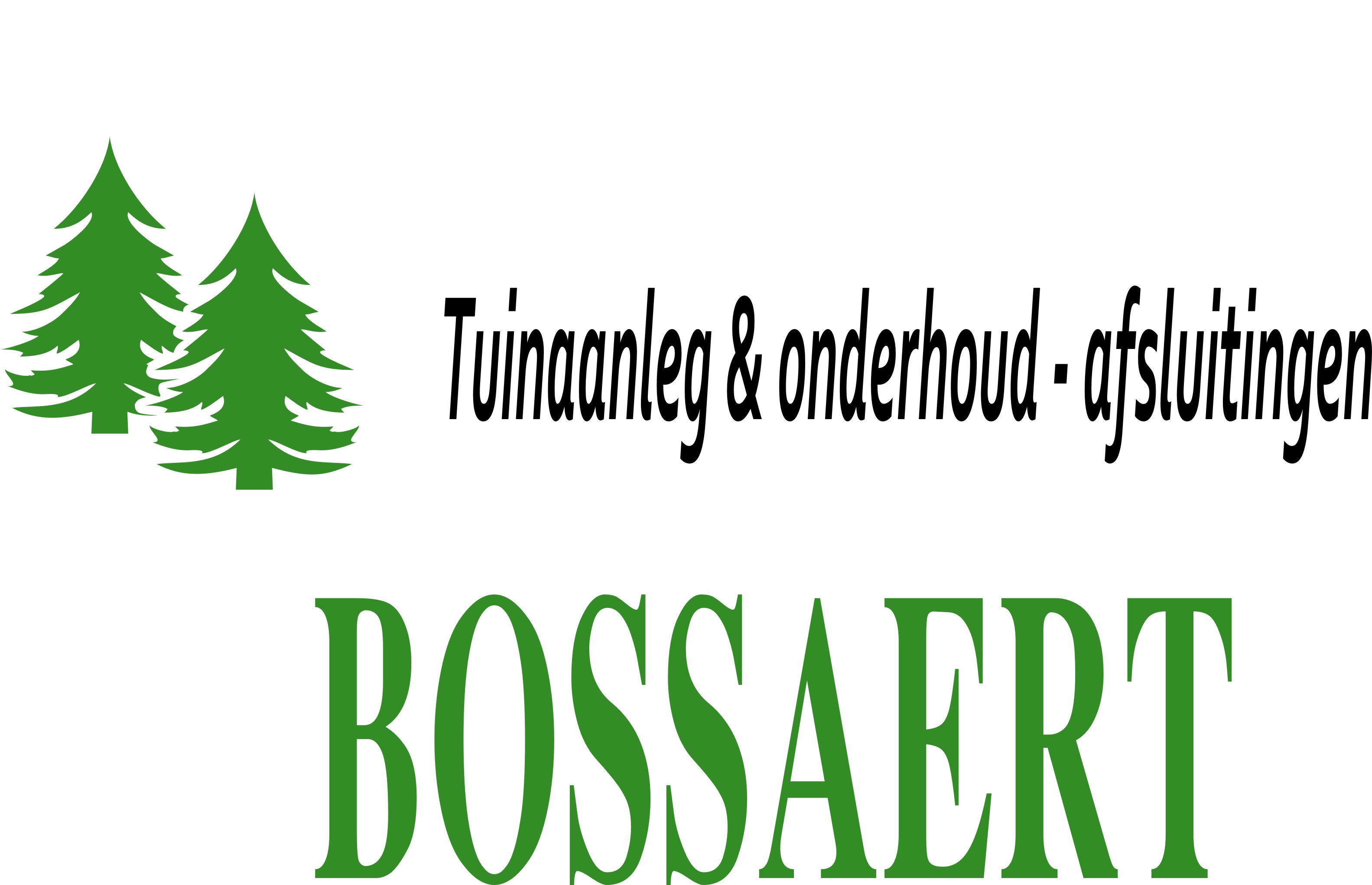 Tuinaanleg en onderhoud Bossaert