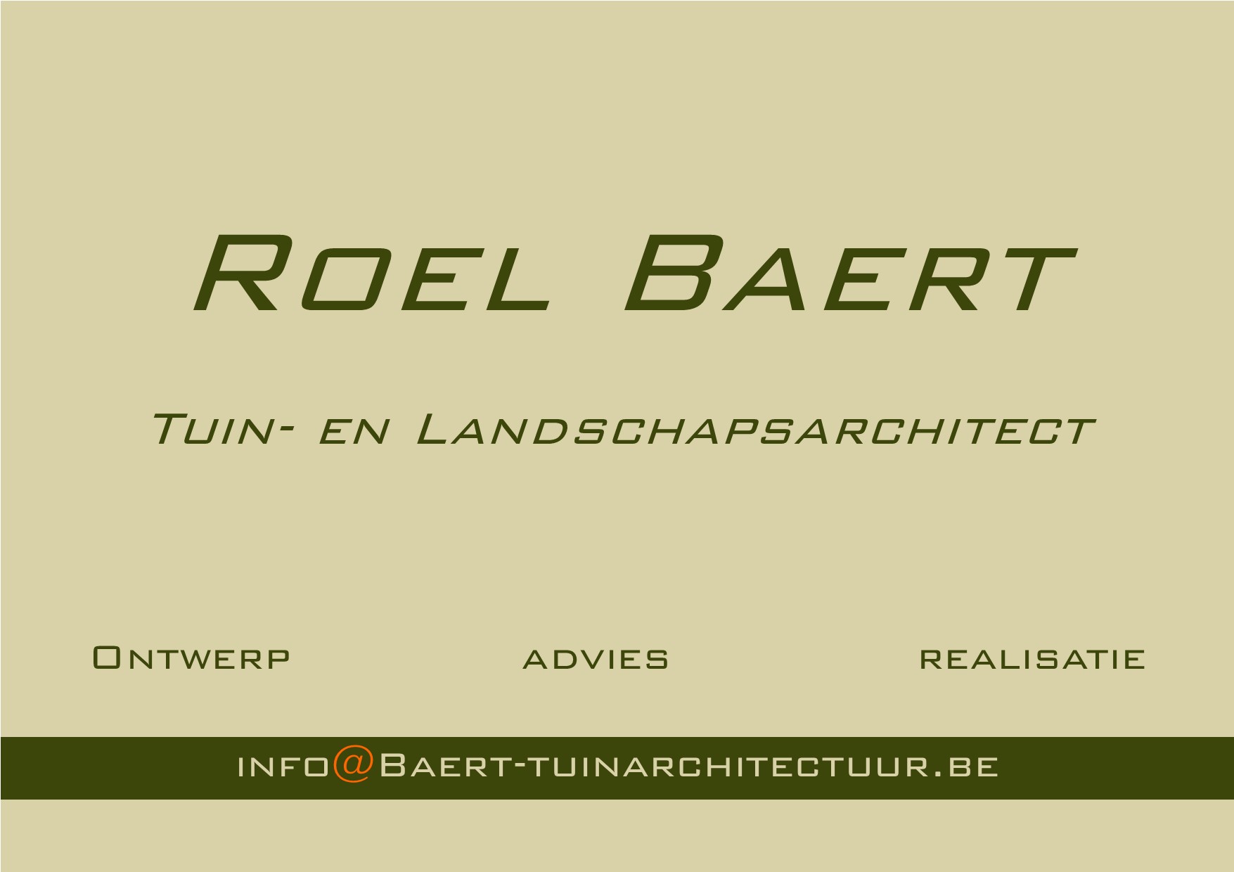 Roel Baert - Tuin- en Landschapsarchitect