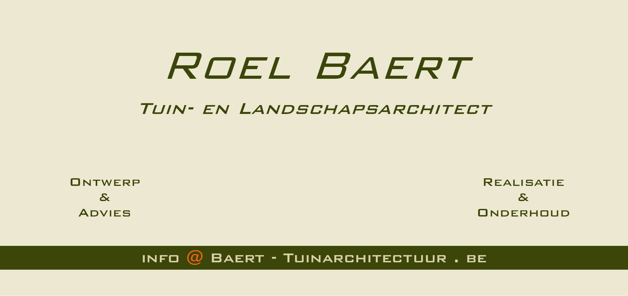 Roel Baert - Tuin- en Landschapsarchitect