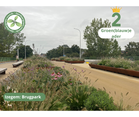 Izegem - Brugpark en Korenmarkt © VVOG Izegem - Brugpark en Korenmarkt © VVOG