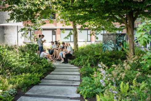 Gemengde beplanting verhoogt ook in stedelijke omgevingen de biodiversiteit © OMGEVING-LUCID Gemengde beplanting verhoogt ook in stedelijke omgevingen de biodiversiteit © OMGEVING-LUCID
