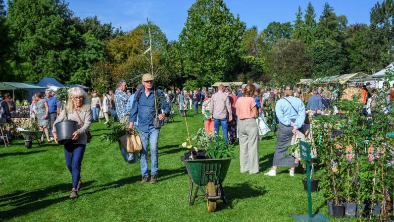 De Plantendag van Arboretum Kalmthout trekt telkens duizenden bezoekers. © Arboretum Kalmthout