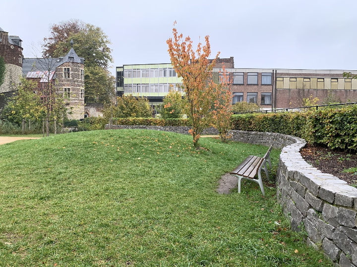 Het Janseniuspark integreert erfgoed en stadsontwikkeling. © Servibo