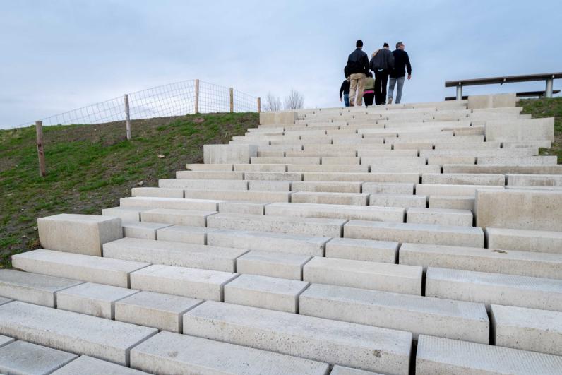 Versterk de Scheldekust’, winnaar van de categorie Precast in Landscape. © Ebema