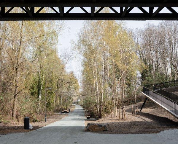 Brussel / Pannenhuispark verbindt Bockstaelplein met Thurn en Taxis-site