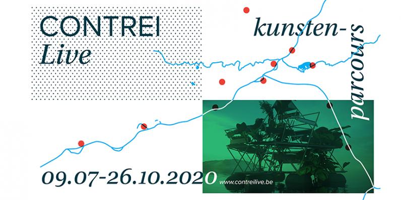 Internationaal kunstenparcours Contrei Live: 13 gemeenten, 16 artistieke interventies, 3 fietslussen