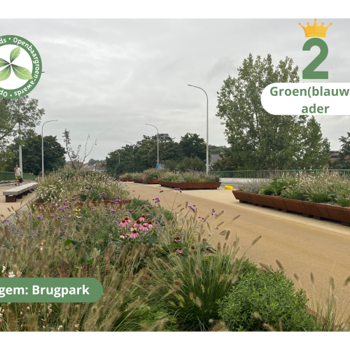 Izegem - Brugpark en Korenmarkt © VVOG