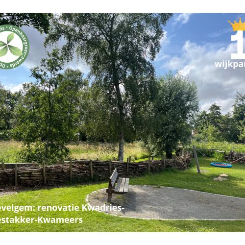 Wevelgem - Renovatie wijkgroen Kwadries-Westakker-Kwameers © VVOG
