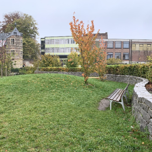 Het Janseniuspark integreert erfgoed en stadsontwikkeling. © Servibo