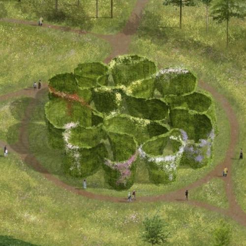 Impressie van de Dwaaltuin © Gijs Van Vaerenbergh