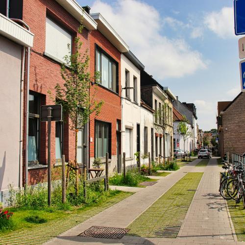 Een tuinstraat in Berchem (Antwerpen). © Alain Rouiller / Unsplash