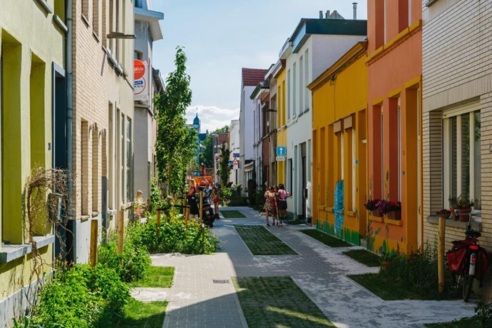 Openbaargroen.be - Tuinstraat © blauwgroenvlaanderen.be / Aquafin