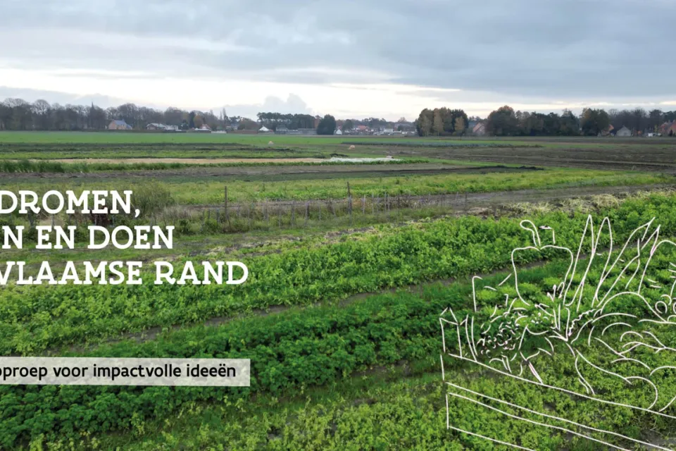 Openbaargroen.be - Campagnebeeld projectoproep Vlaamse Rand © VLM