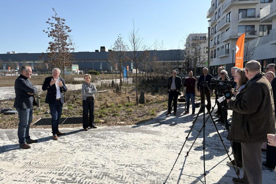 De opening van het Broekplein in Vilvoorde © Antea Group