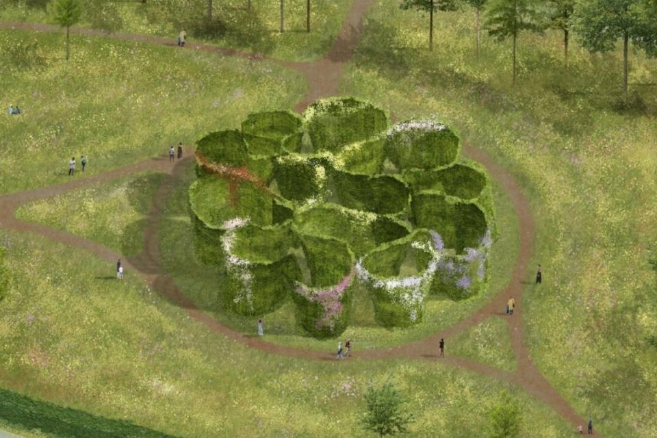 Impressie van de Dwaaltuin © Gijs Van Vaerenbergh