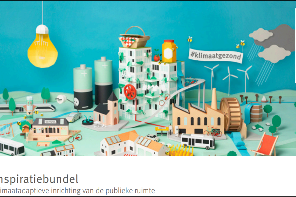 Coverbeeld Inspiratiebundel klimaatadaptieve publieke ruimte © provincie Oost-Vlaanderen