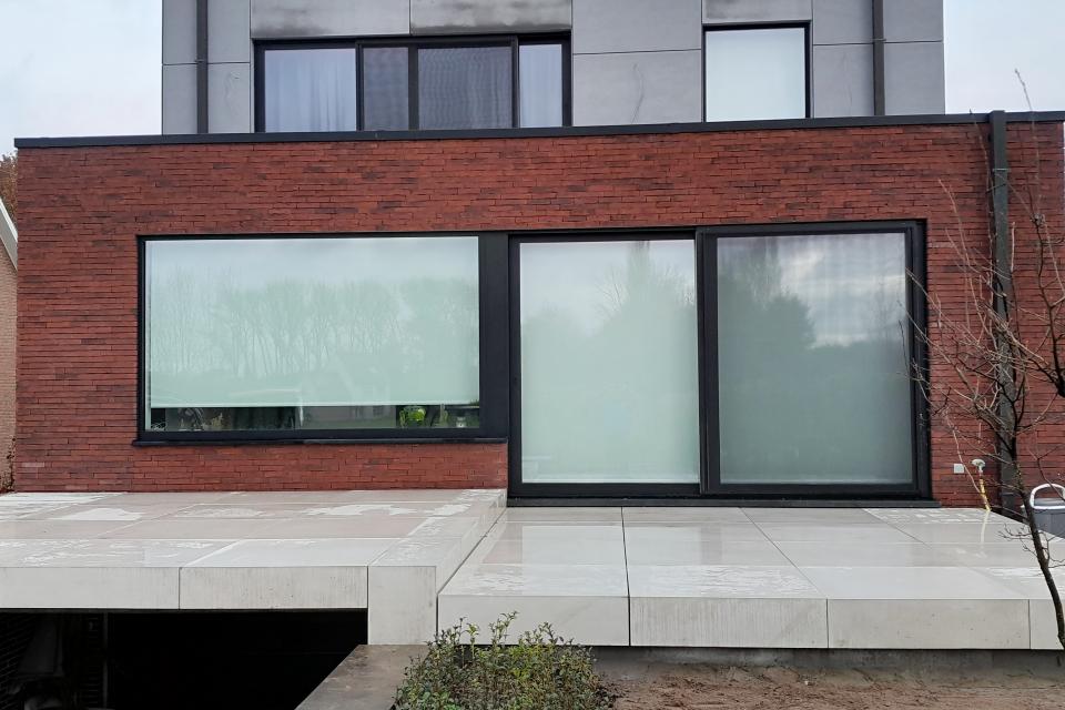 Terras in betonmaatwerk