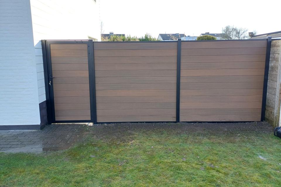 Plaatsing van schutting 