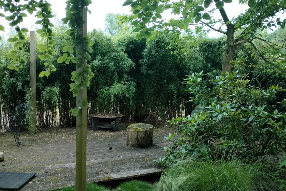 gezellige tuinhoek