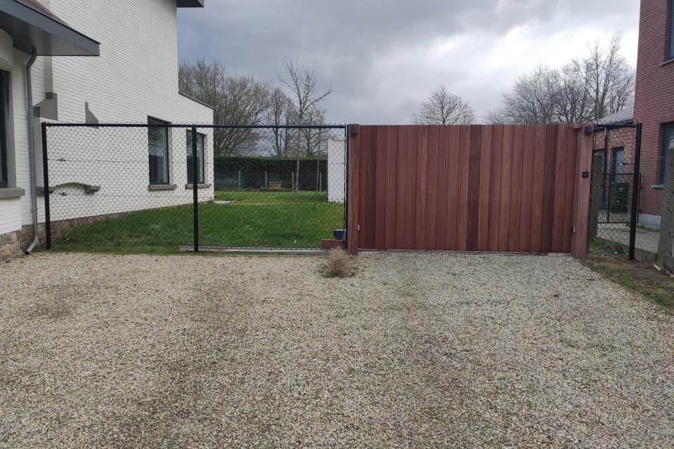 Plaatsing tuindraad