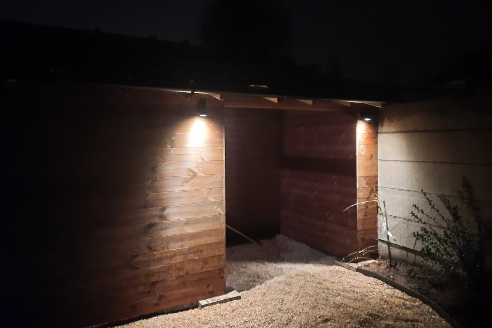 sfeerverlichting berging /zithoekje