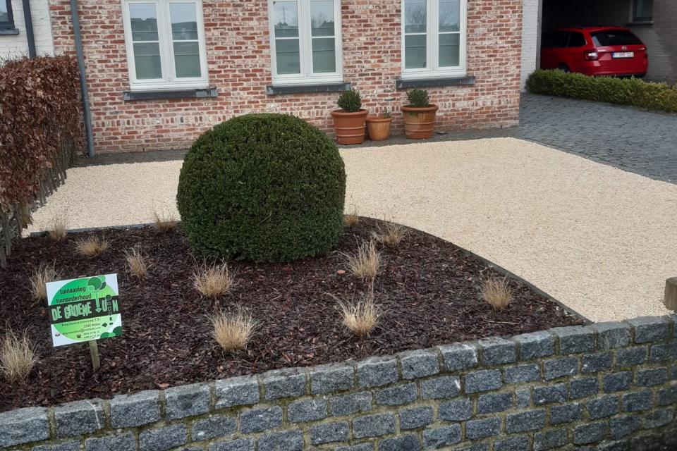 Aanplanten en verharding