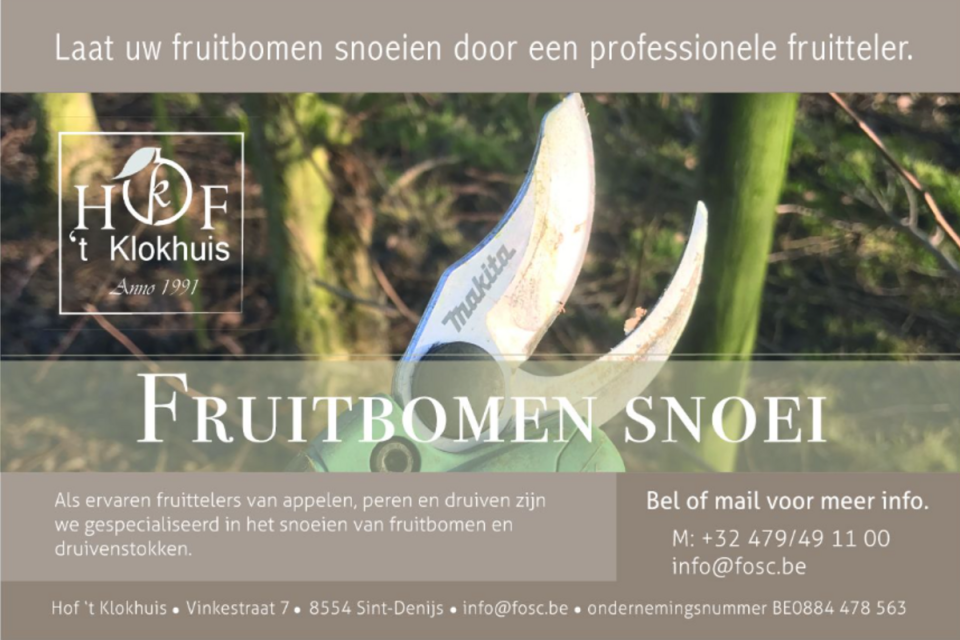 Fruitbomen snoeien