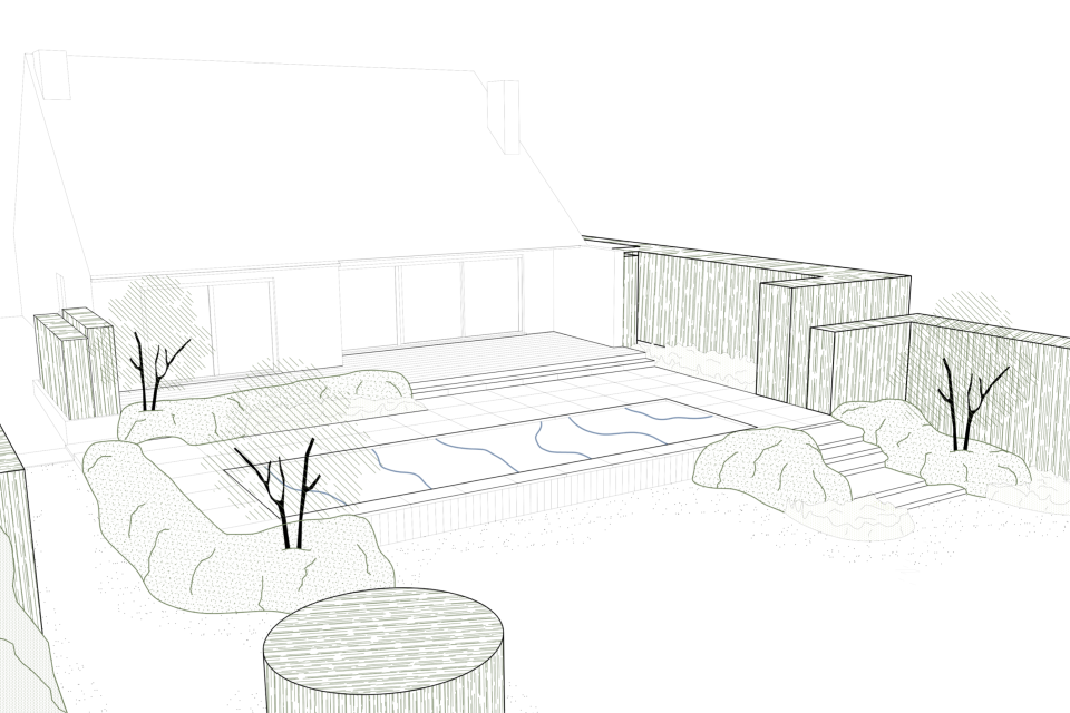 Puur tuinarchitectuur