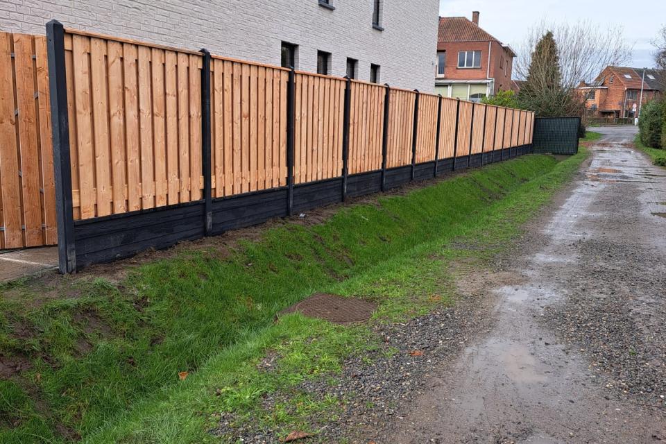 Beton-Houtcombinatie