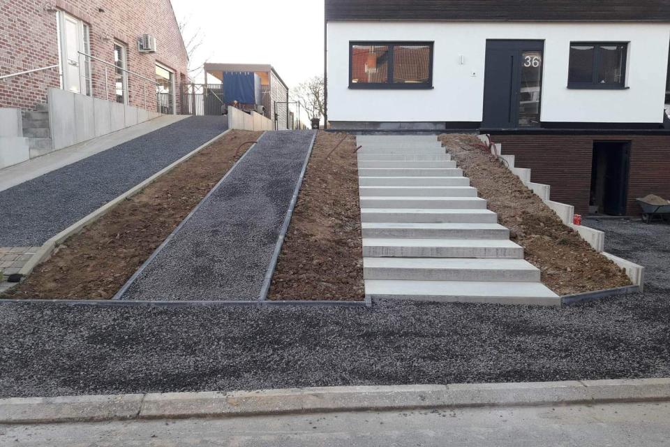 Aanleg voortuin 