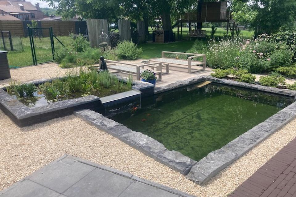 siervijver en terras te Ninove