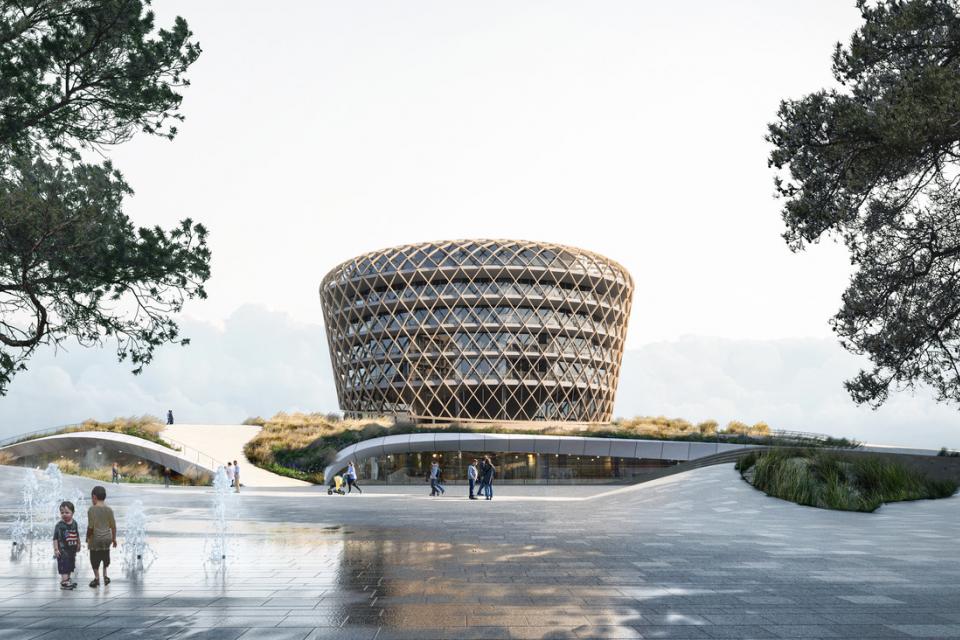 Middelkerke / Nieuw casinogebouw als uniek duinlandschap