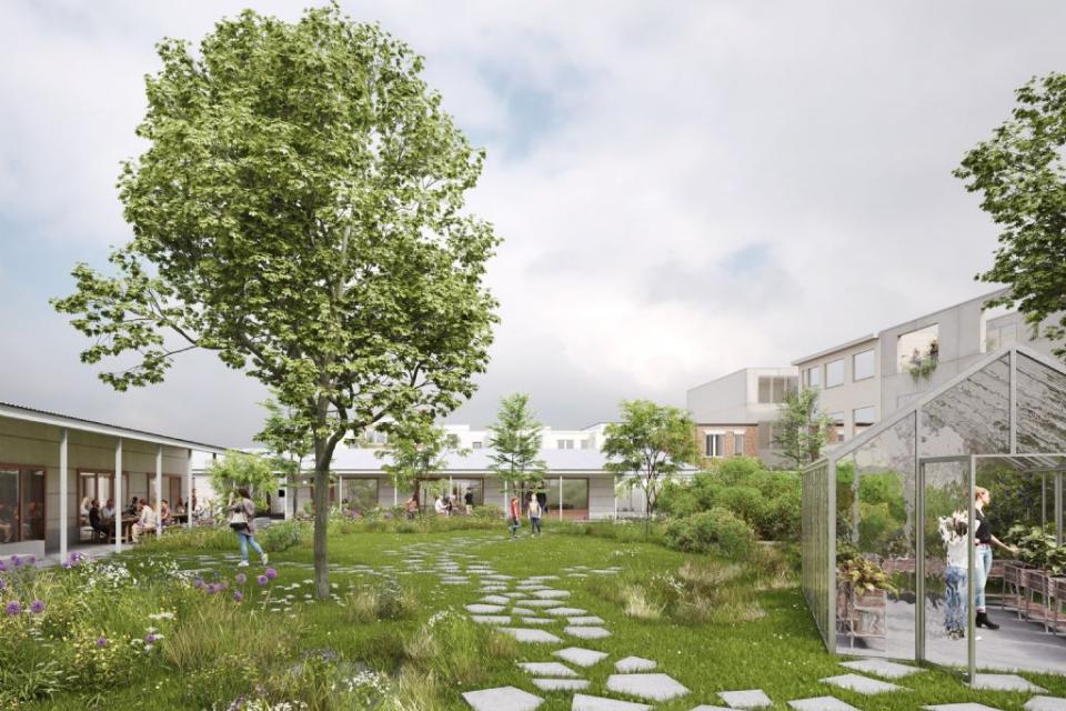 Berchem / De tuin als hart van nieuwe dienstencampus