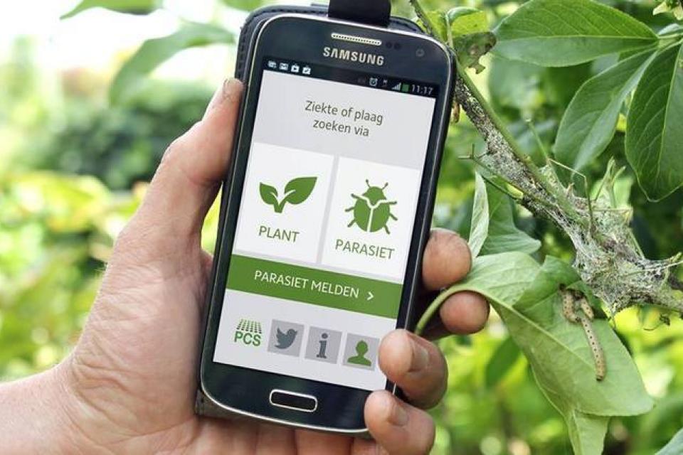 App voor herkenning van ziektes en plagen
