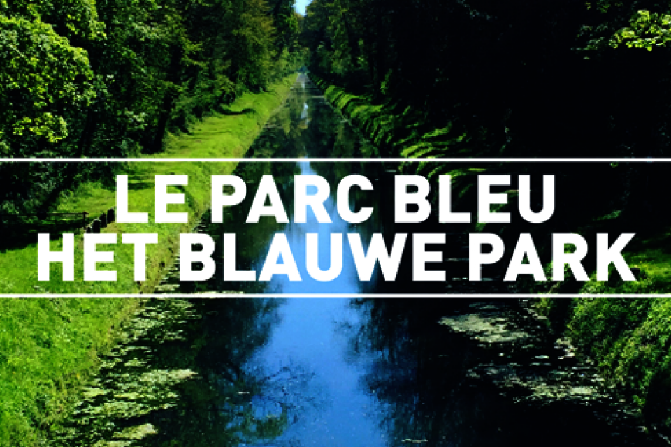 Blauwe park van de Eurometropool