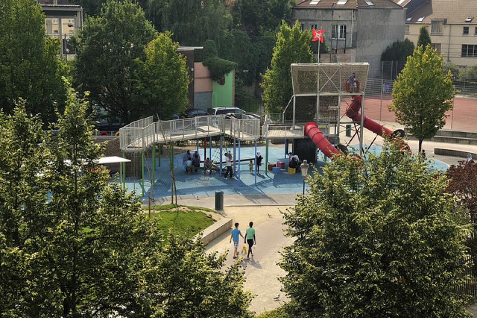 Molenbeek / Populair Bonneviepark vernieuwd