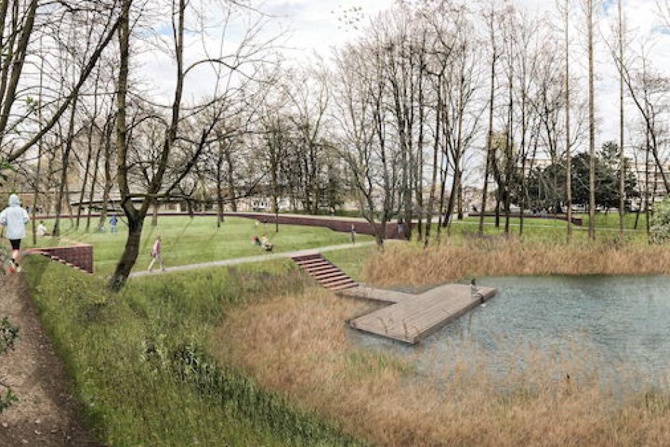 Antwerpen / Eerste ontwerp fase 2 Park Brialmont goedgekeurd