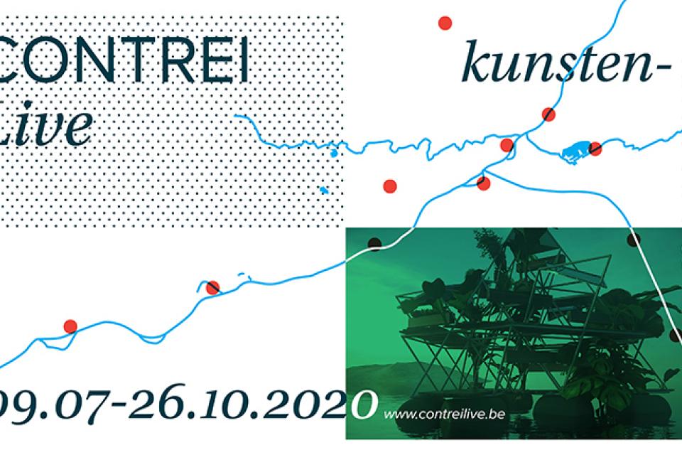 Internationaal kunstenparcours Contrei Live: 13 gemeenten, 16 artistieke interventies, 3 fietslussen