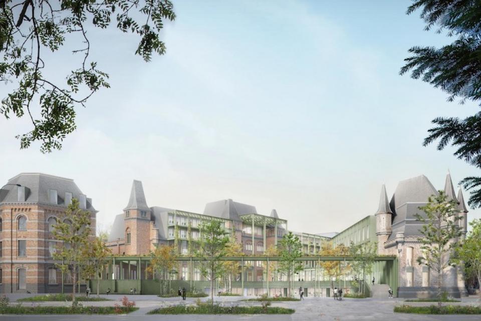 Gent / Leopoldskazerne wordt groene stadsbuurt