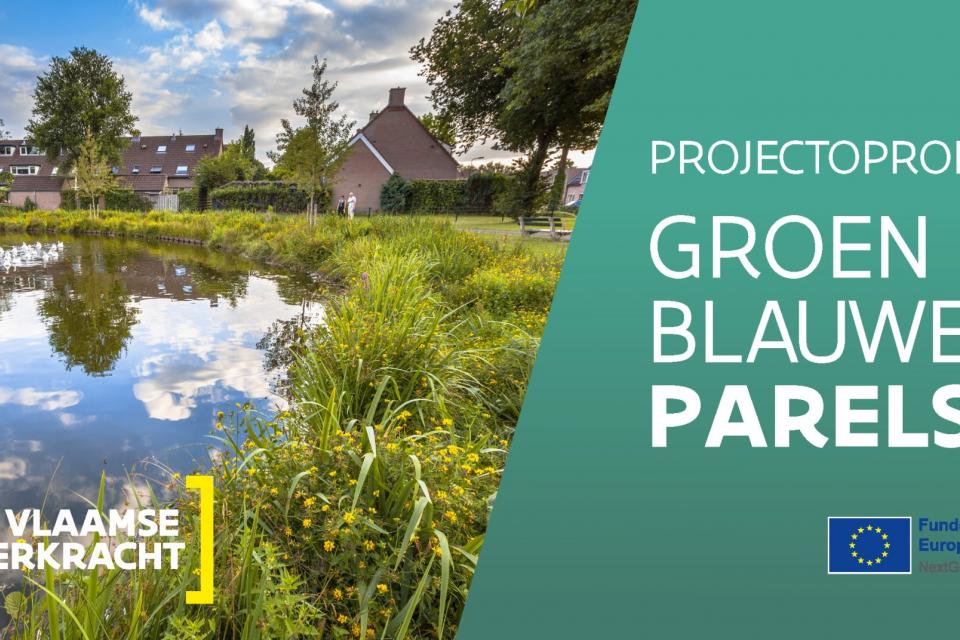 Groenblauwe parels/ Nieuwe projectsubsidie voor ontharding en groenblauwe inrichting