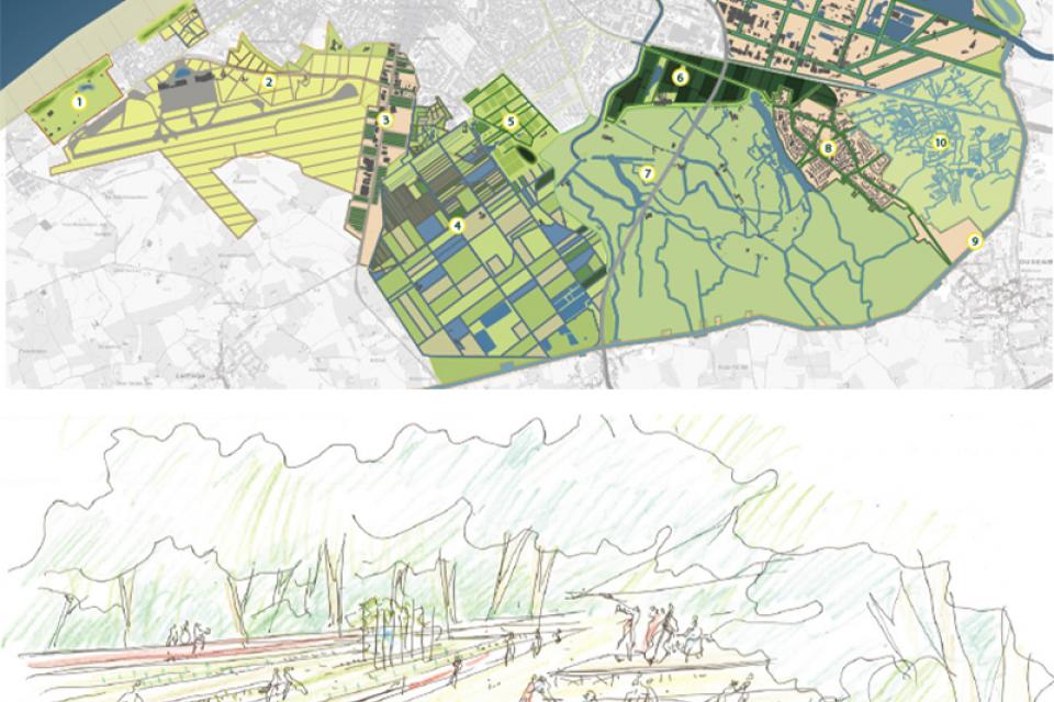 Kubieke Ruimte / Fietstocht langs Groen Lint Oostende