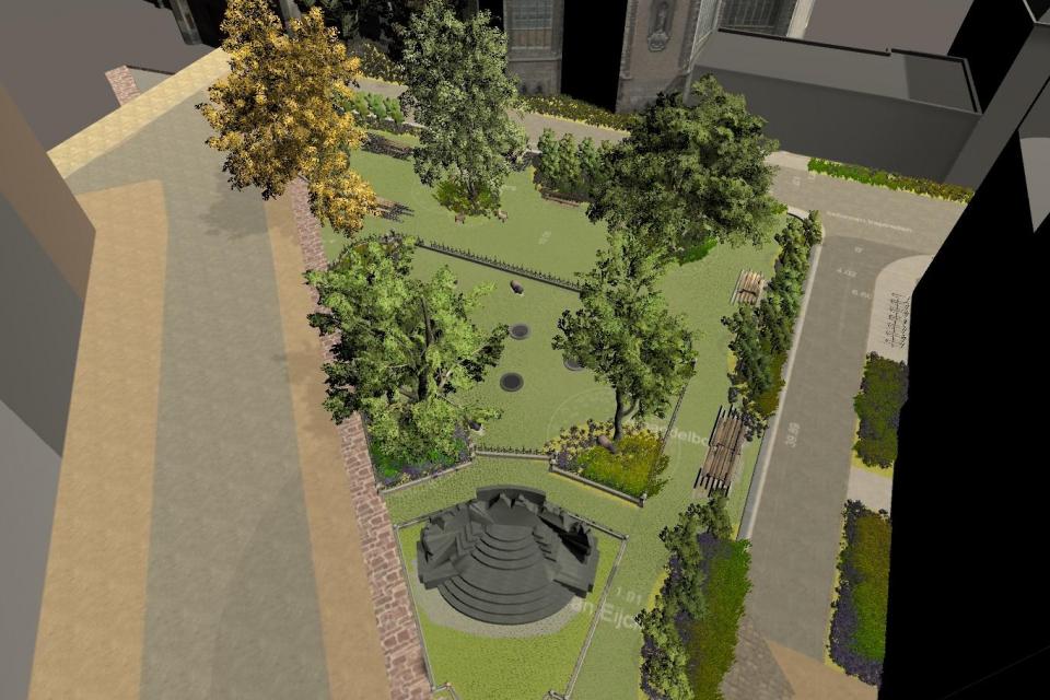 Gent / Asfalt Maaseikplein ruimt plaats voor ‘Fruitgaard XL’