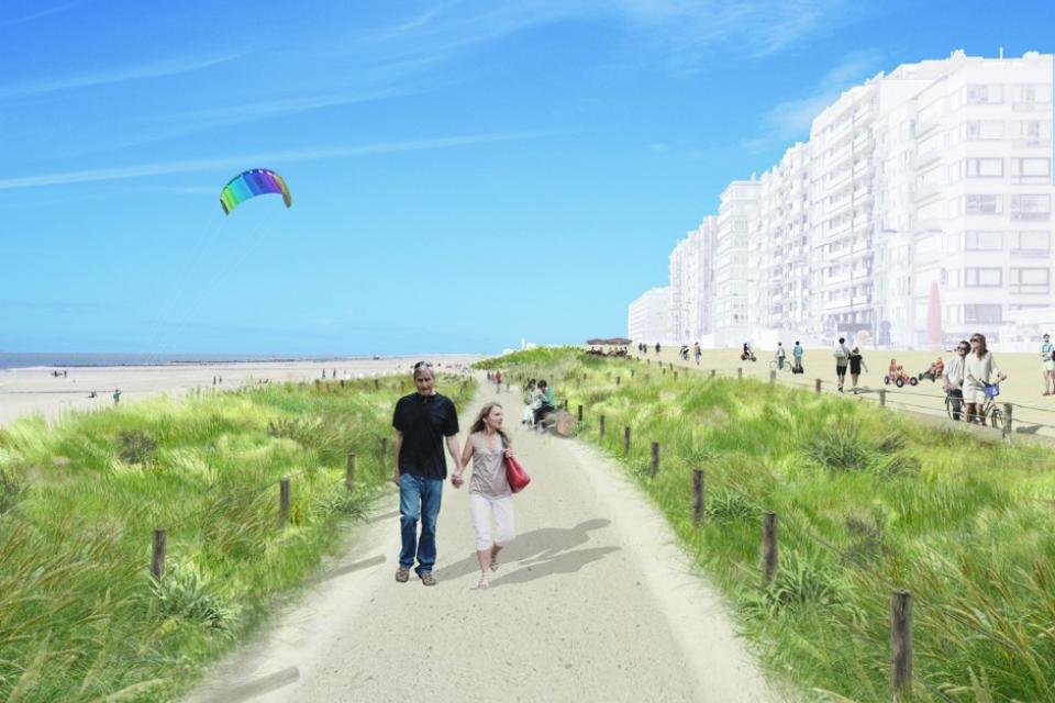 Middelkerke krijgt nieuwe zeedijk