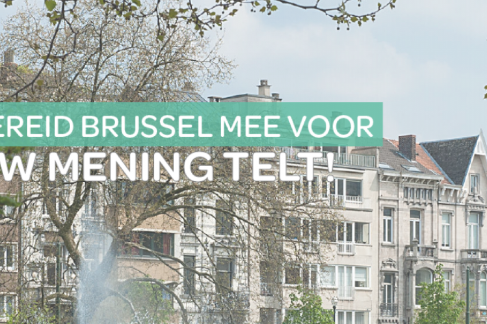Leefmilieu Brussel organiseert burgerbevraging