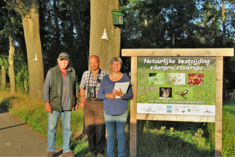 Natuurlijke bestrijding eikenprocessierups ook tweede jaar zeer succesvol