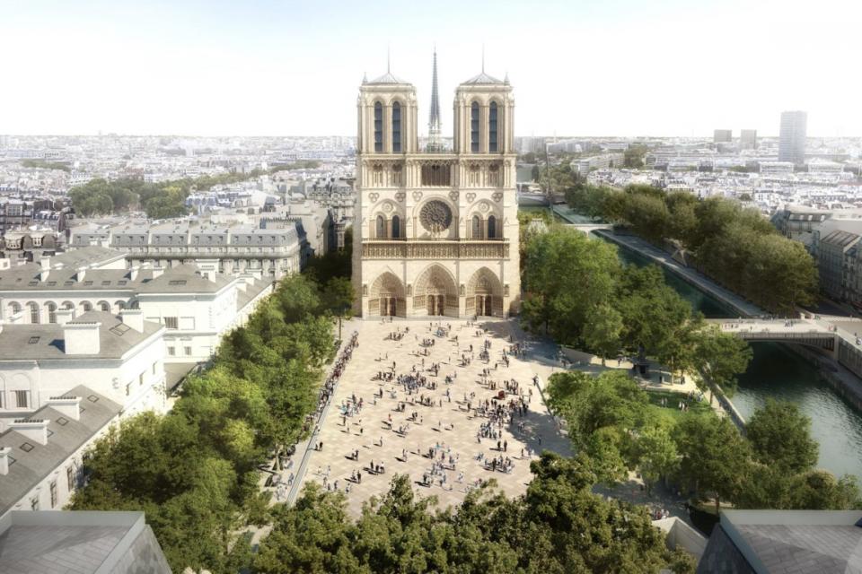 Bas Smets ontwerpt omgeving Notre-Dame in Parijs